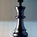 A chess king piece, symbolizing strategy.